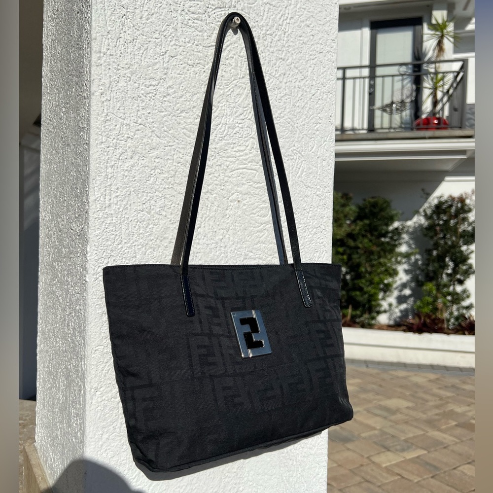 FENDI Small Vintage Zucca Tote